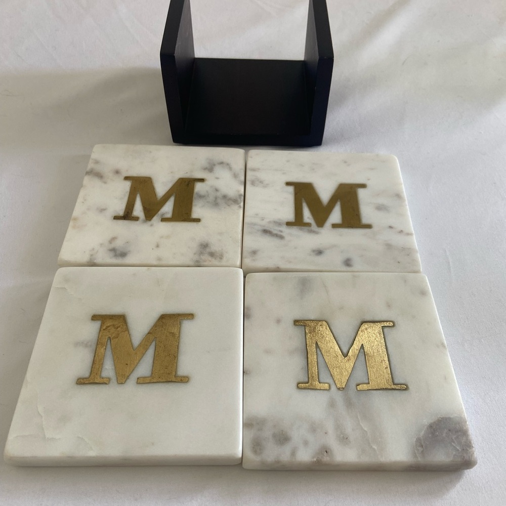Crate&Barrel stone coasters